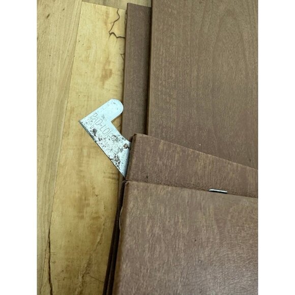 large Table Brown faux Wood Table Mat - Picture 6 of 12